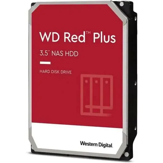 WD Red Plus Disco Duro Interno 3.5″ 10TB NAS SATA3