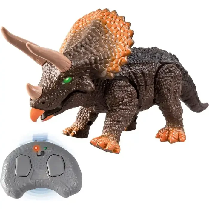 Wild predators – Triceratops Radio Control, Dinosaurio Teledirigido de juguete edad+ 3