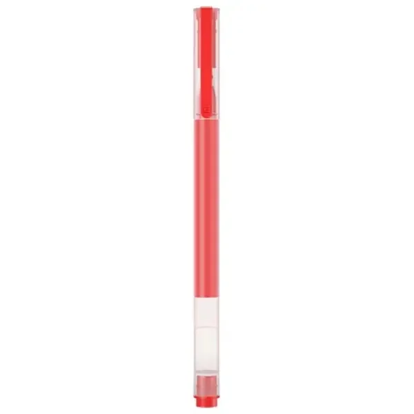 Xiaomi High-Capacity Caja de 10 Boligrafos de Gel – Punta 0.5mm – Alta Capacidad – Secado Rapido – Color Rojo