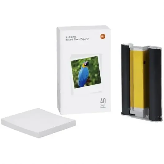 Xiaomi Instant Photo Paper 3″ Papel Fotografico para Impresora Xiaomi Instant Photo 1S 40uds