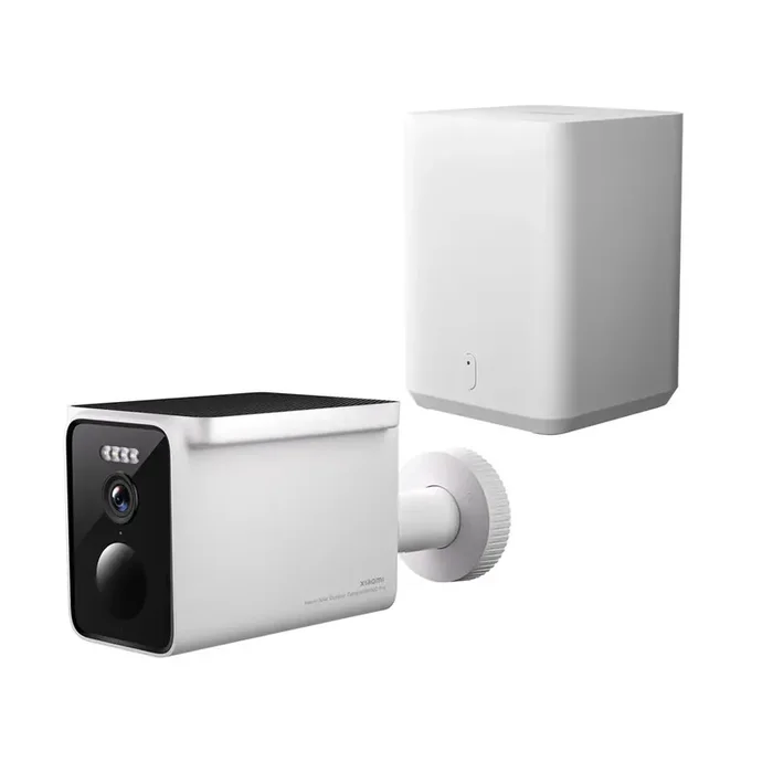 Xiaomi Solar Outdoor Camera BW400 Pro Set Camara Vigilancia para Exterior 2.5K – Panel Solar Integrado y Bateria de 10000mAh – Campo de Vision de 132º – Deteccion de Movimiento Humano – Vision Nocturna a Color – IP66 – Llamada Bidireccional – Color Blanc