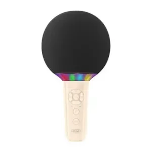 XO BE50 MICROFONO INALAMBRICO – KARAOKE – 5W – BLUETOOTH 5.3 – ILUMINACION LED – AUTONOMIA MÃ¡XIMA 3H – COLOR BEIGE