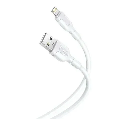 XO Cable de Conector Lightning – Longitud 1 Metro – Carga y Transmision de Datos de Alta Velocidad – 5V, 21A – Cable de Silicona Suave y Duradero – Tacto Confortable – Color Negro