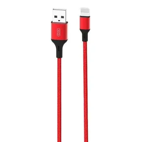 XO Cable NB143 Cordon USB – Lightning – 2.4A – 2m – Color Rojo