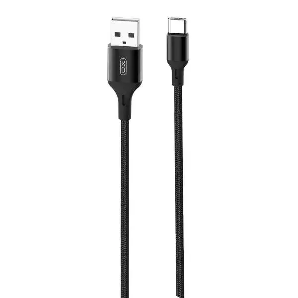 XO Cable USB-A Macho a Tipo C – Carga + Transmision de Datos Alta Velocidad – 2-4A – 1m – Color Negro