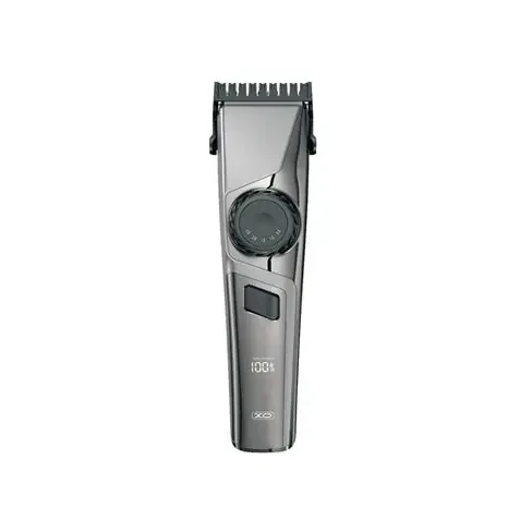 XO Cortapelo de 3 Velocidades hasta 6000rpm – IPX6 – Usala con Cable o Bateria – Display – hasta 180Min Autonomia – Ajustable Mediante Rotor – Incluye 6 Cepillos – Color Negro