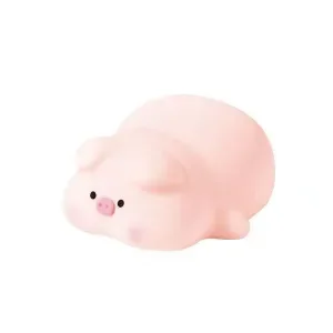 XO OZ09 LAMPARA DE NOCHE SOFT PIG – TACTO SUAVE – 2 INTENSIDADES DE LUZ