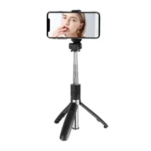 XO TRIPODE + PALO SELFIE BLUETOOTH – MANGO TELESCOPICO – ALTURA MAXIMA HASTA 680MM – COMPLETAMENTE PLEGABLE