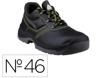 Zapatos de seguridad Deltaplus piel crupon pigmentada suela pu bi densidad color JET3SPNO46