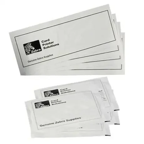 Zebra ZXP3 Pack de 4 Tarjetas de Limpieza para Cabezal de impresion + 4 tarjetas de limpieza para alimentador